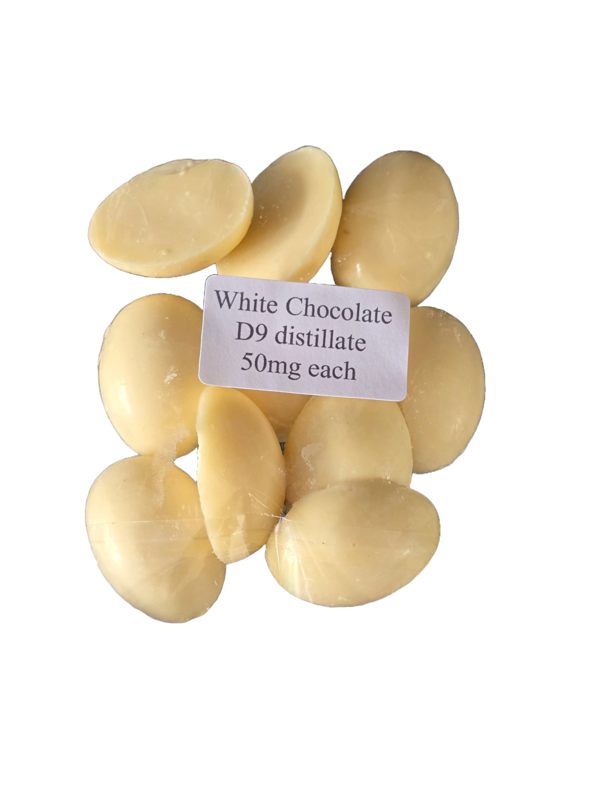 White Chocolate Delta 9 Pieces 50MG